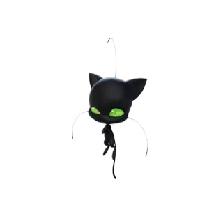 🐈 7610afd0 Plagg Miraculous Ladybug kwami, kot, czarny kot, magiczny, Plagg, Miraculous Ladybug telegram sticker