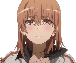 😢 d52ab8af Misaka Mikoto A Certain Scientific Railgun Anime, Dziewczyna, Płacz, Misaka Mikoto, A Certain Scientific Railgun telegram sticker