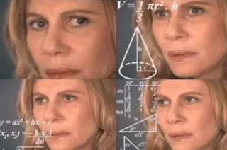 📈 a761d769 y=ax+bx+c
xxb
20
V = 1 πr².
3
tan
h matemática, equação, fórmula, meme, cálculos, confuso, pensando telegram sticker