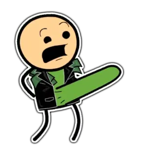 😱 847eb2db offensivo, volgare, scherzo, cartone animato, cianuro e felicità telegram sticker