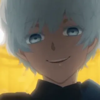 💙 cb8d8098 Anime, Retrato, Personagem, Cabelo Branco whatsapp sticker