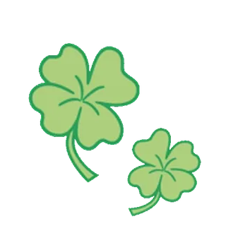 😊 766b2043 trèfle, shamrock, bonne chance, Saint-Patrick, vert telegram sticker
