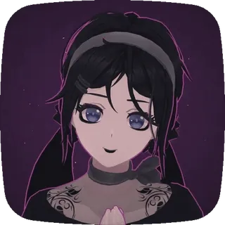 🖤 1807bec4 Аниме девушка, Персонаж, Цифровое искусство, Иллюстрация, Мультфильм, Манга telegram sticker