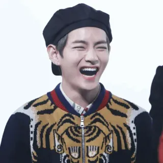 😂 5cb3820c V (Kim Taehyung) V, Kim Taehyung, BTS, K-Pop, Koreański, Piosenkarz, Gwiazda telegram sticker