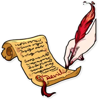 Miss Devil telegram stickers