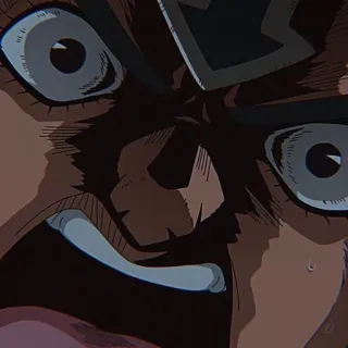 🤬 009df738 arrabbiato, espressione, anime, primo piano, faccia telegram sticker