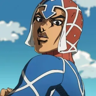 🙂 176c45b5 Guido Mista JoJo's Bizarre Adventure anime, jojo, mista, golden wind, personaggio telegram sticker