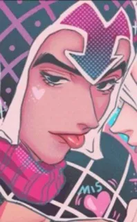 😉 2e84161f MIS sticker, anime, rosa, maschio, personaggio telegram sticker