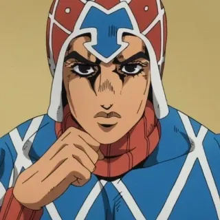 😐 7238c6cf Guido Mista JoJo's Bizarre Adventure Anime, Personaggio, Manga, Jojo, Guidomista telegram sticker