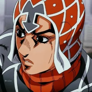 🤨 9279e164 Guido Mista JoJo's Bizarre Adventure Anime, Manga, Le bizzarre avventure di JoJo, Personaggio, Guido Mista telegram sticker