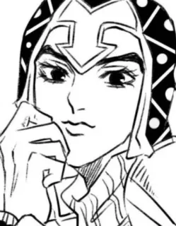 😊 94a2dce9 Bruno Bucciarati JoJo's Bizarre Adventure Anime, Manga, Le Bizzarre Avventure di JoJo, Bruno Bucciarati telegram sticker