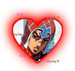 🛐 cd5079d1 Guido Mista JoJo's Bizarre Adventure tiny boy !!! Anime, Manga, Le Bizzarre Avventure di JoJo, Guido Mista, Personaggio, Cuore telegram sticker