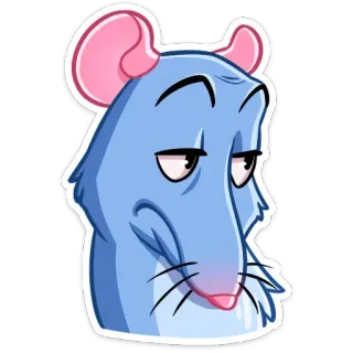 👀 105761e4 ネズミ, 漫画, 動物, 面白い, 可愛い, げっ歯類, ステッカー telegram sticker