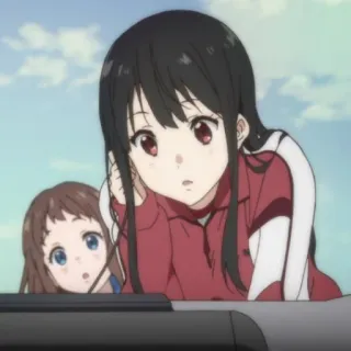 🍶 3505b16b 动漫, 角色, 女孩, 朋友, 卡通, 可爱, 动画 telegram sticker