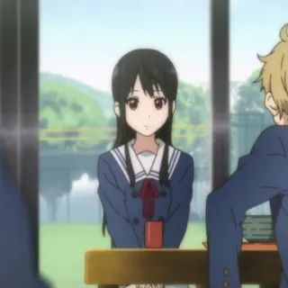 🍶 6141e612 动漫, 女孩, 校服, 日本动漫, 卡通, 角色 telegram sticker