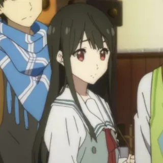 🍙 a33db755 动漫, 女孩, 少女, 校服, 卡通 telegram sticker