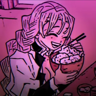 😄 5072012f Mitsuri Kanroji Demon Slayer anime, character, demon slayer, mitsuri kanroji whatsapp sticker