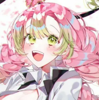 😍 7acf0ea2 Mitsuri Kanroji Demon Slayer anime, character, portrait, mitsuri kanroji, demon slayer whatsapp sticker