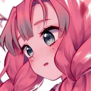 💕 2051830b Mitsuri Kanroji Demon Slayer anime, demon slayer, mitsuri kanroji, waifu, pink hair, manga telegram sticker