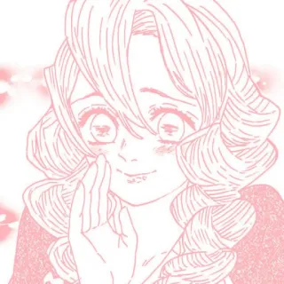 🤍 f1453159 Mitsuri Kanroji Demon Slayer Anime, Manga, Demon Slayer, Mitsuri, Kanroji, Pilar Cinta, Karakter, Fanart whatsapp sticker