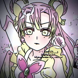 🍡 acbd1f7e Mitsuri Kanroji Demon Slayer Anime, Personage, Meisje, Demon Slayer, Mitsuri Kanroji telegram sticker