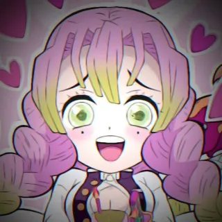 🍡 c6cd1484 Mitsuri Kanroji Demon Slayer Anime, Manga, Demon Slayer, Mitsuri Kanroji, Liefde Hashira, Chibi, Schattig, Fanart telegram sticker