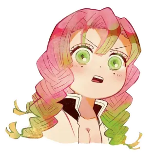 😨 6505cd27 Mitsuri Kanroji Demon Slayer Anime, Manga, Demon Slayer, Mitsuri, Kanroji whatsapp sticker