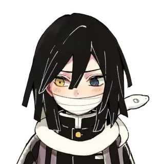 😳 7b026631 Obanai Iguro Demon Slayer Anime, Schlange, Demon Slayer, Obanai Iguro, Manga, Charakter whatsapp sticker