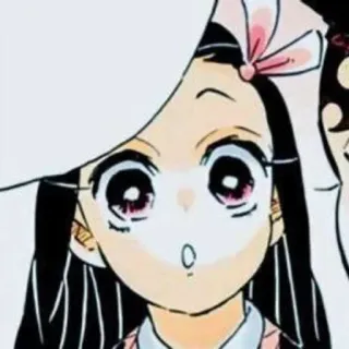 🌺 3097f90f Nezuko Kamado Demon Slayer Аниме, Незуко, Клинок рассекающий демонов, Манга, Милый telegram sticker