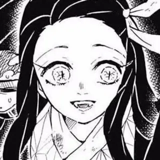 🌺 c7c3344a Nezuko Kamado Demon Slayer Нэдзуко, Клинок, рассекающий демонов, Аниме, Манга, милая, вампир, девушка telegram sticker