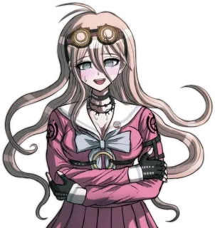 🔩 01ae00a8 Miu Iruma Danganronpa V3: Killing Harmony Anime, Miu Iruma, Danganronpa, Personaggio, bionda, ragazza telegram sticker
