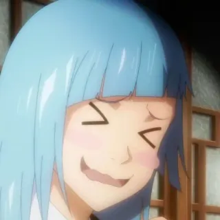 🦋 c33b5bac anime, cartone animato, personaggio, sorriso, felice, carino telegram sticker