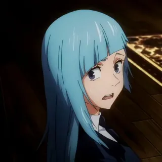 🦋 e855b7f7 Yuki Tsukumo Jujutsu Kaisen Anime, Jujutsu Kaisen, Yuki Tsukumo, Personaggio, capelli blu telegram sticker