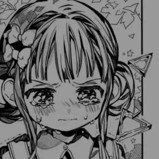➰ 33cc9348 anime girl, crying, sad, tears, manga, emotional telegram sticker