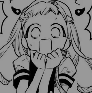 ➰ 4c493c0f anime, manga, shocked, cute, character telegram sticker