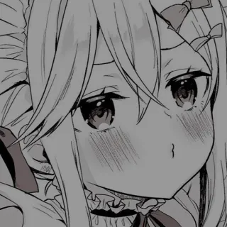 ➰ 59e4884e anime, manga, girl, cartoon telegram sticker