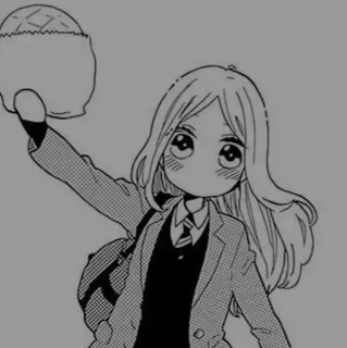 ➰ 655fa5b7 anime, manga, girl, school uniform, cute, chibi telegram sticker