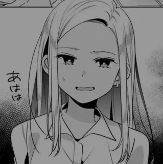 ➰ 798637e6 あはは... manga, anime, girl, japanese telegram sticker