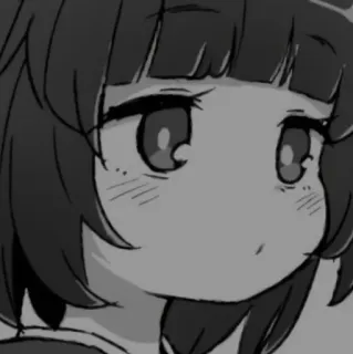 ➰ beda3bd4 anime, cartoon, girl, manga, kawaii telegram sticker