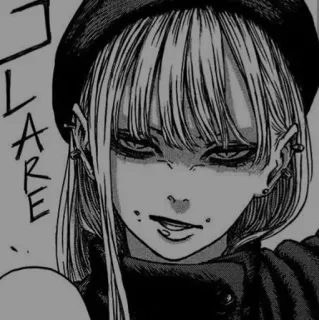 ➰ cb147263 Clare CLARE anime, girl, manga, portrait, woman, character telegram sticker