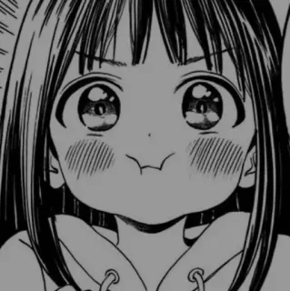 ➰ dc22805f anime, manga, cute, face, girl, japanese, illustration telegram sticker