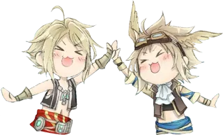 🤝 cc7ebd14 Anime, Chibi, Przybij Piątkę, Postacie, Przyjaciele whatsapp sticker