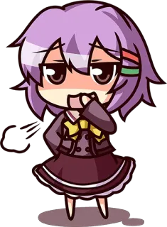 😏 fd705085 oops anime, słodkie, chibi, kawaii whatsapp sticker