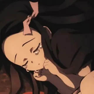 😴 9f6a8526 Nezuko Kamado Demon Slayer аниме, клинок рассекающий демонов, незуко, незуко камадо, милый, манга whatsapp sticker