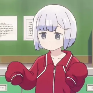 😐 bafe3e15 Аниме, Манга, Мультфильм, Бокс, Перчатки, Персонаж, Девушка whatsapp sticker