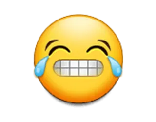 😂 1717052d 表情符号, 笑, 哭, 眼泪, 开心 telegram sticker