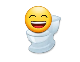 🚽 1a46a8a1 表情符号, 厕所, 幽默, 梗, 浴室 telegram sticker