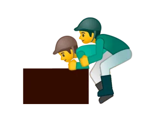 🖕 3dd031f3 马, 骑马, 游戏 telegram sticker