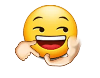 💪 5368b3f3 表情符号, 微笑, 快乐, 手指, 厚脸皮, 可爱 telegram sticker