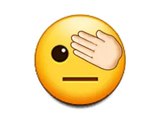 🤦‍♂️ af38733f 表情符号, 捂脸, 手, 反应, 表情 telegram sticker